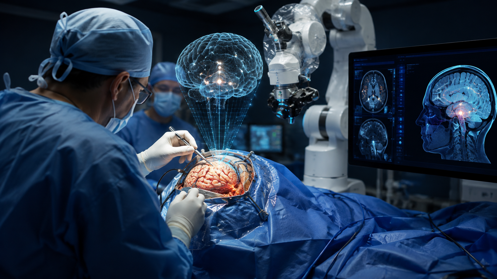 La inteligencia artificial entra al quirófano en una cirugía cerebral inédita